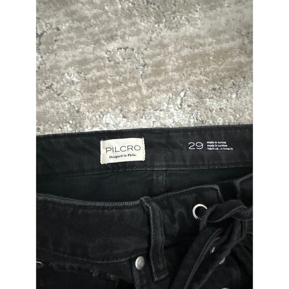 Pilcro Lace-Up Denim Shorts size 29 - Picture 5 of 7